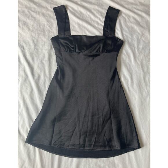 NEW Princess Polly Radioactive Bias Cut Satin Mini Cocktail Party Dress - US 8 - Picture 3 of 13